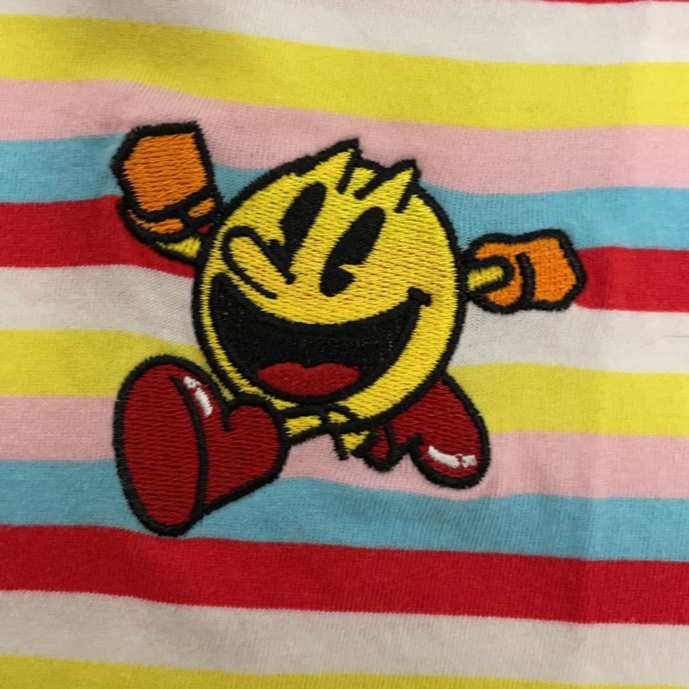PAC Man Colorful Striped Short Size M